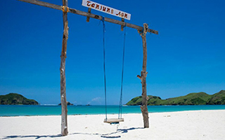 Tanjung Aan Beach in Kuta Lombok