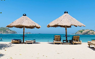 Tanjung Aan Beach in Kuta Lombok